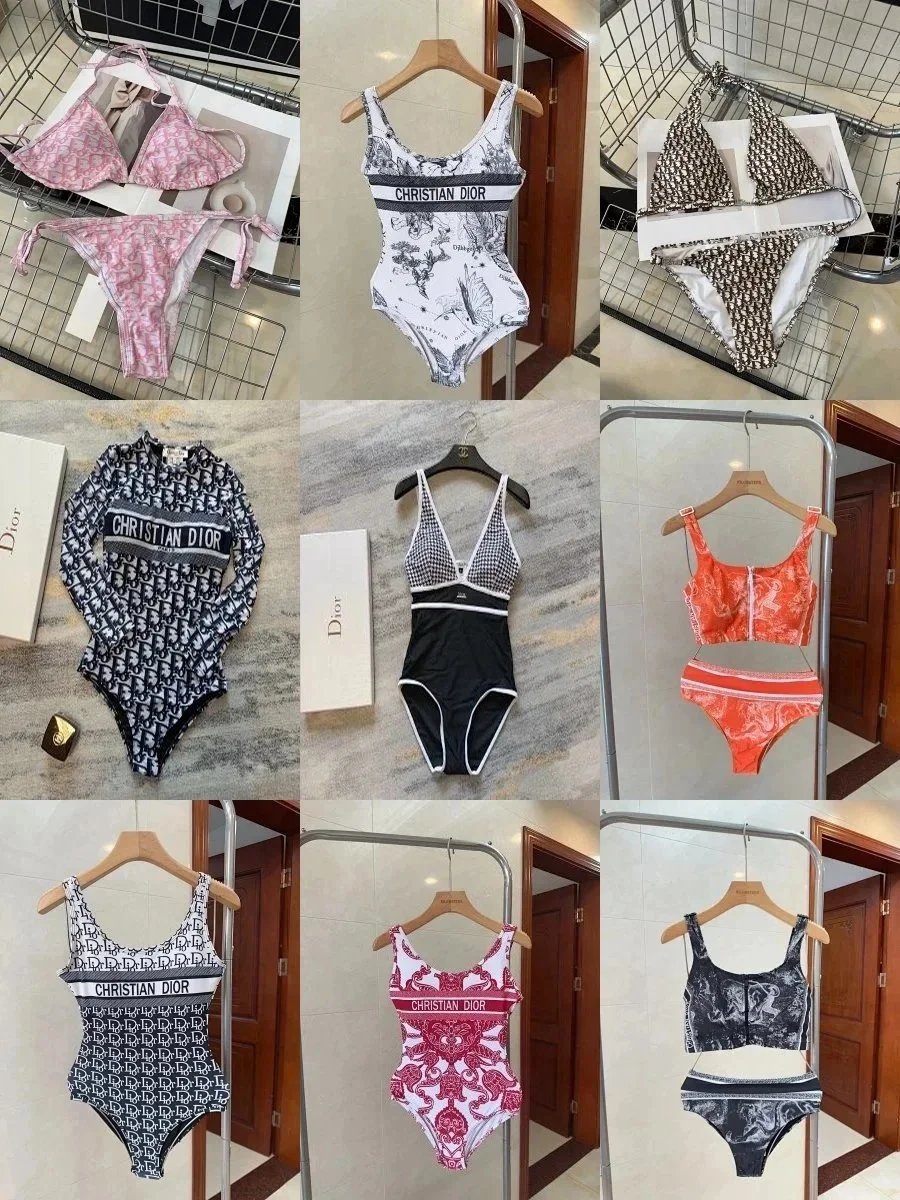 Christian Dior Swimwear Collection - Elegant Bikinis and One-Piece Swimsuits