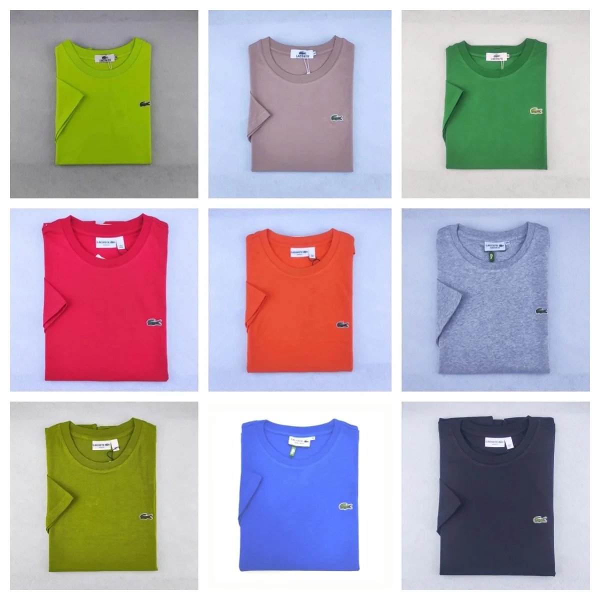 Lacoste Men's Classic Cotton T-Shirt in Multiple Colors