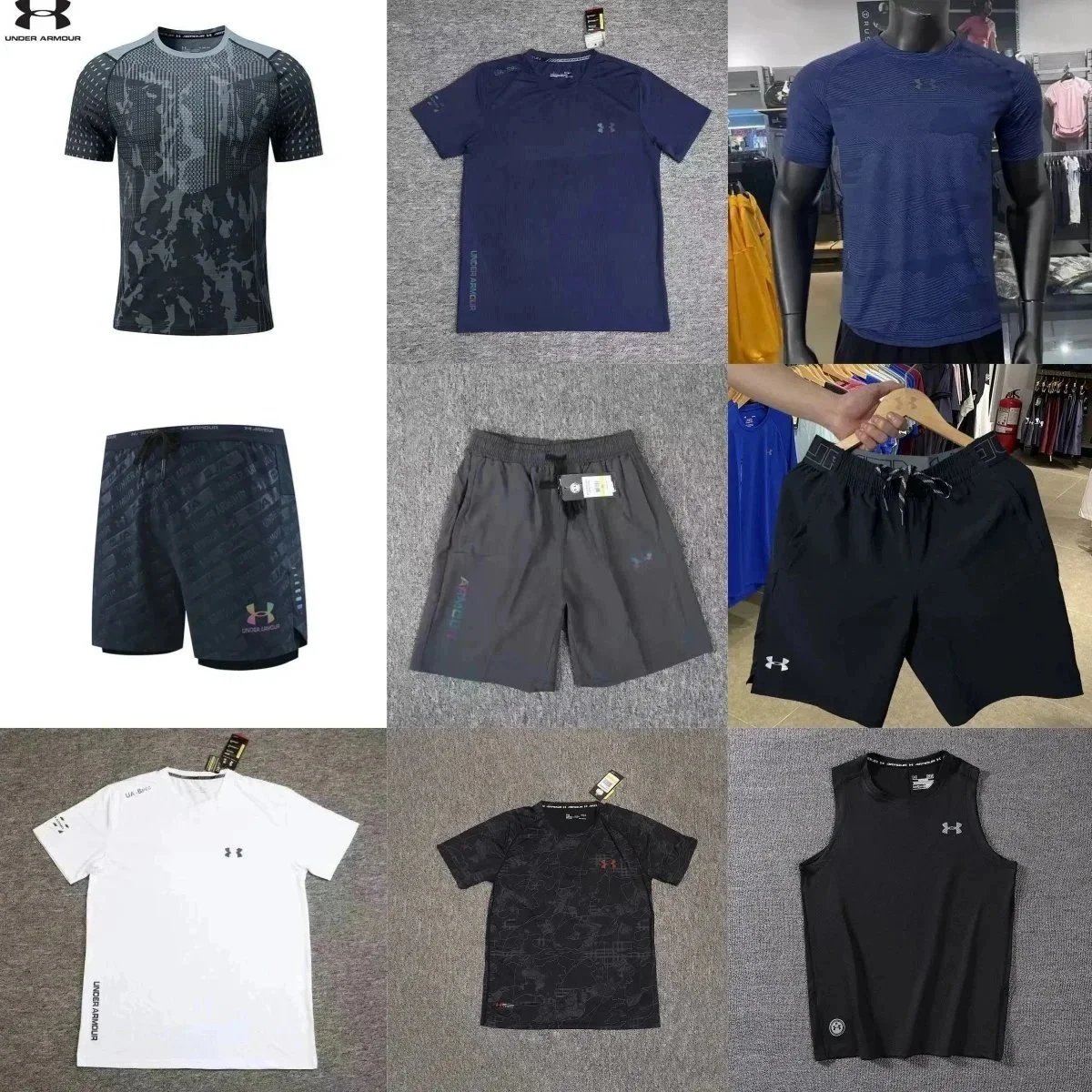 Under Armour Men's Performance T-Shirts and Shorts Set