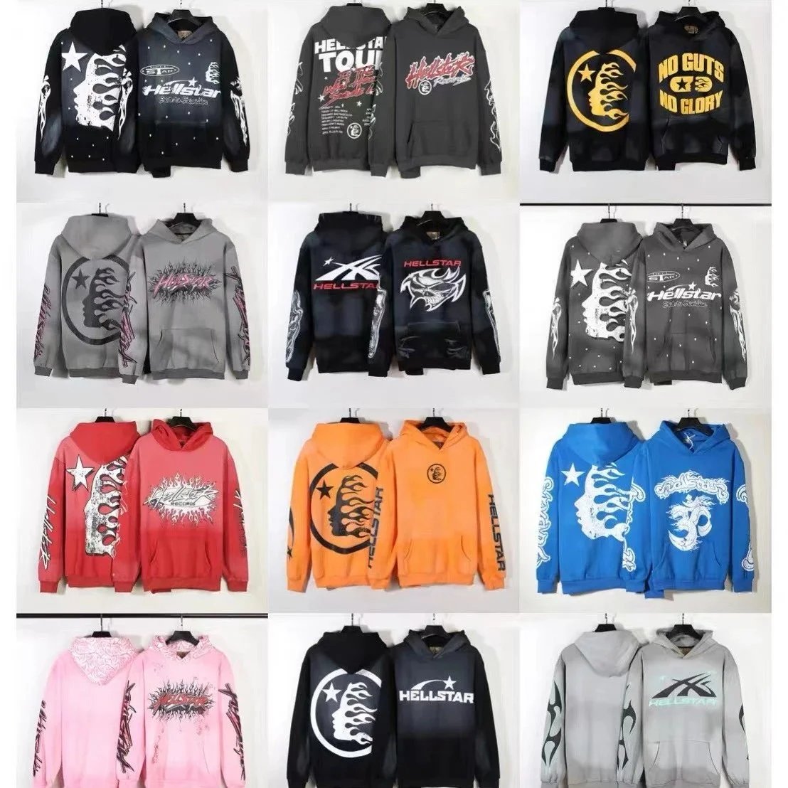 Hellstar Hoodies for Men and Women - Trendy Streetwear Sweatshirts