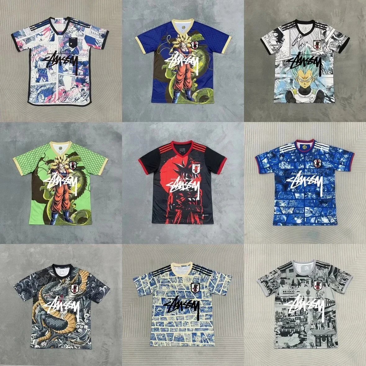 Stussy x Dragon Ball Collaboration T-Shirts