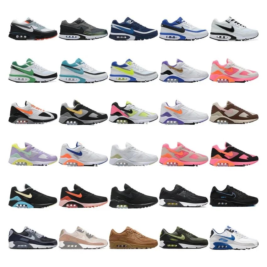 Nike Air Max 90 Sneakers for Men and Women - Classic Running Shoes with Visible Air Unit