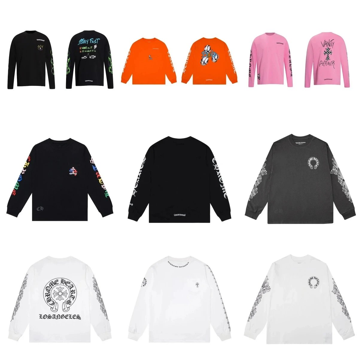 Chrome Hearts Long Sleeve T-Shirts for Men and Women
