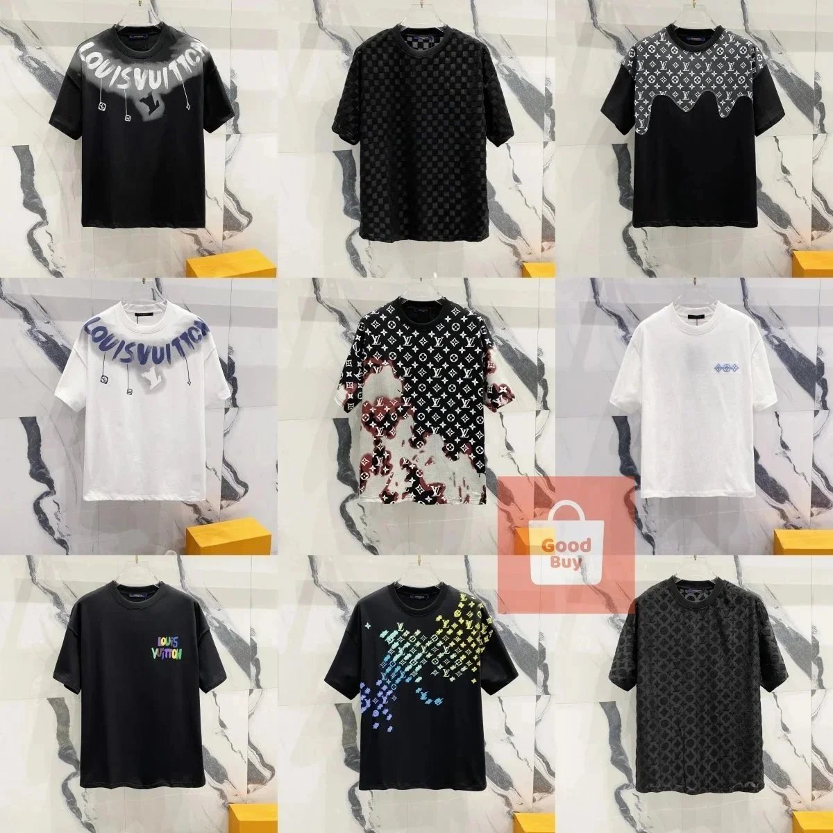 Louis Vuitton Printed T-Shirts for Men and Women