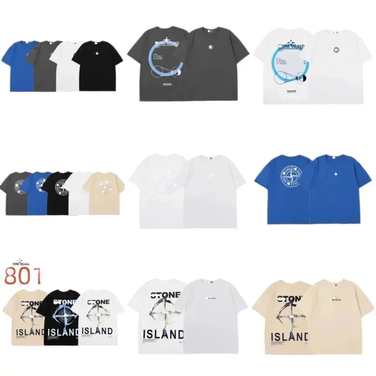 Stone Island T-Shirts Collection 801 Series