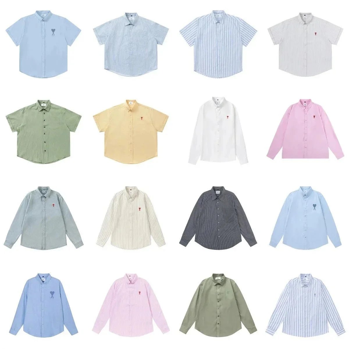 Men's Classic Fit Button Down Shirts in Various Colors and Styles