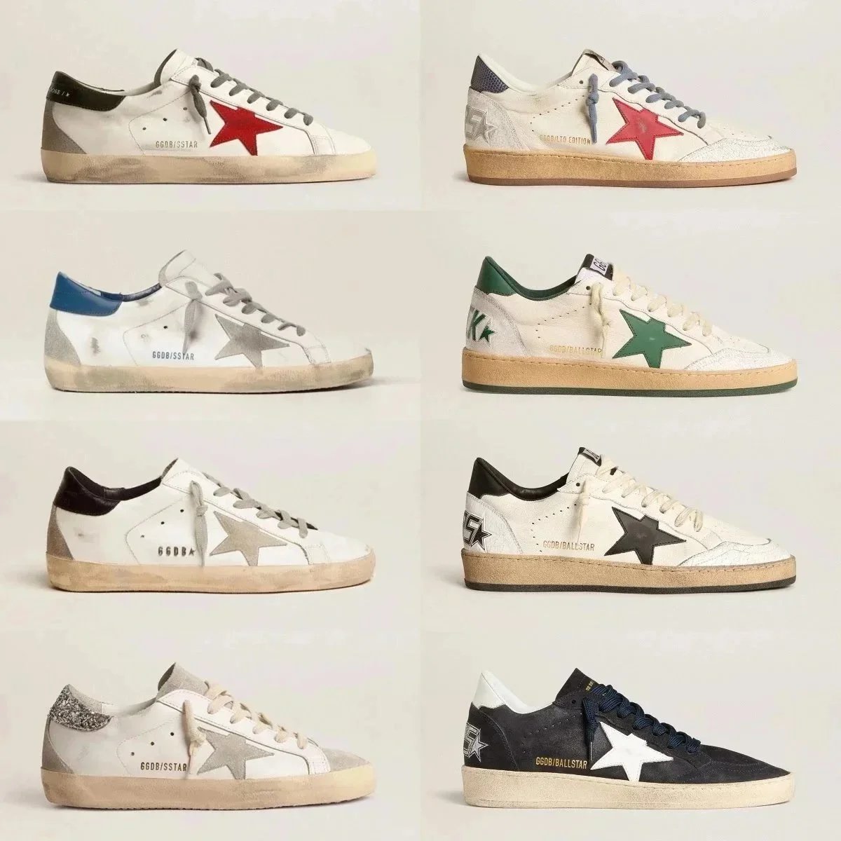 Golden Goose Deluxe Brand Superstar Sneakers with Star Logo