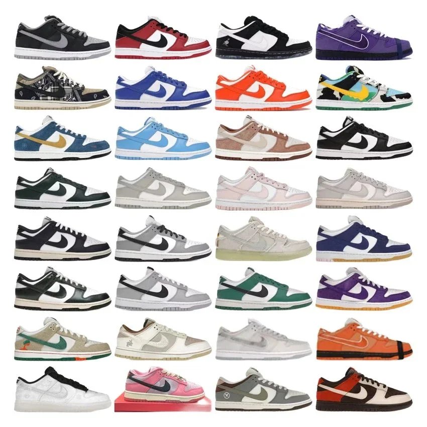 Nike Dunk Low Sneakers Collection - Classic Street Style