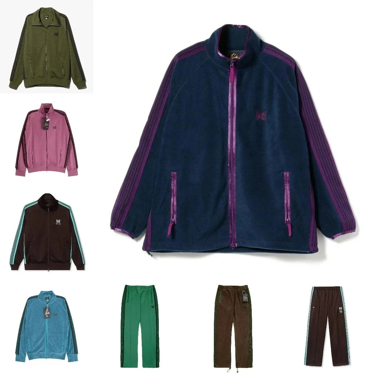 Butterfly Fleece Track Jacket for Women - Warm & Stylish Sportswear