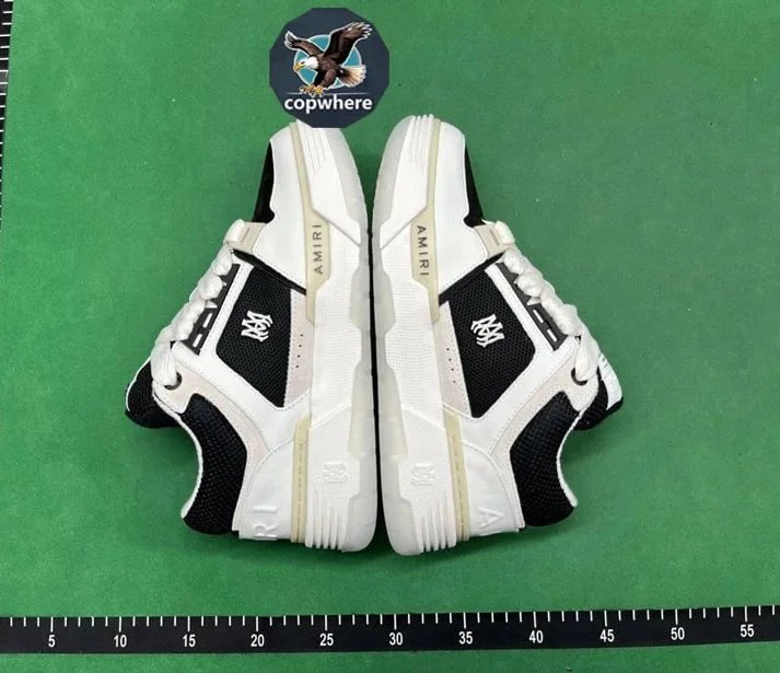 AMIRI x NY Yankees White Black Sneakers