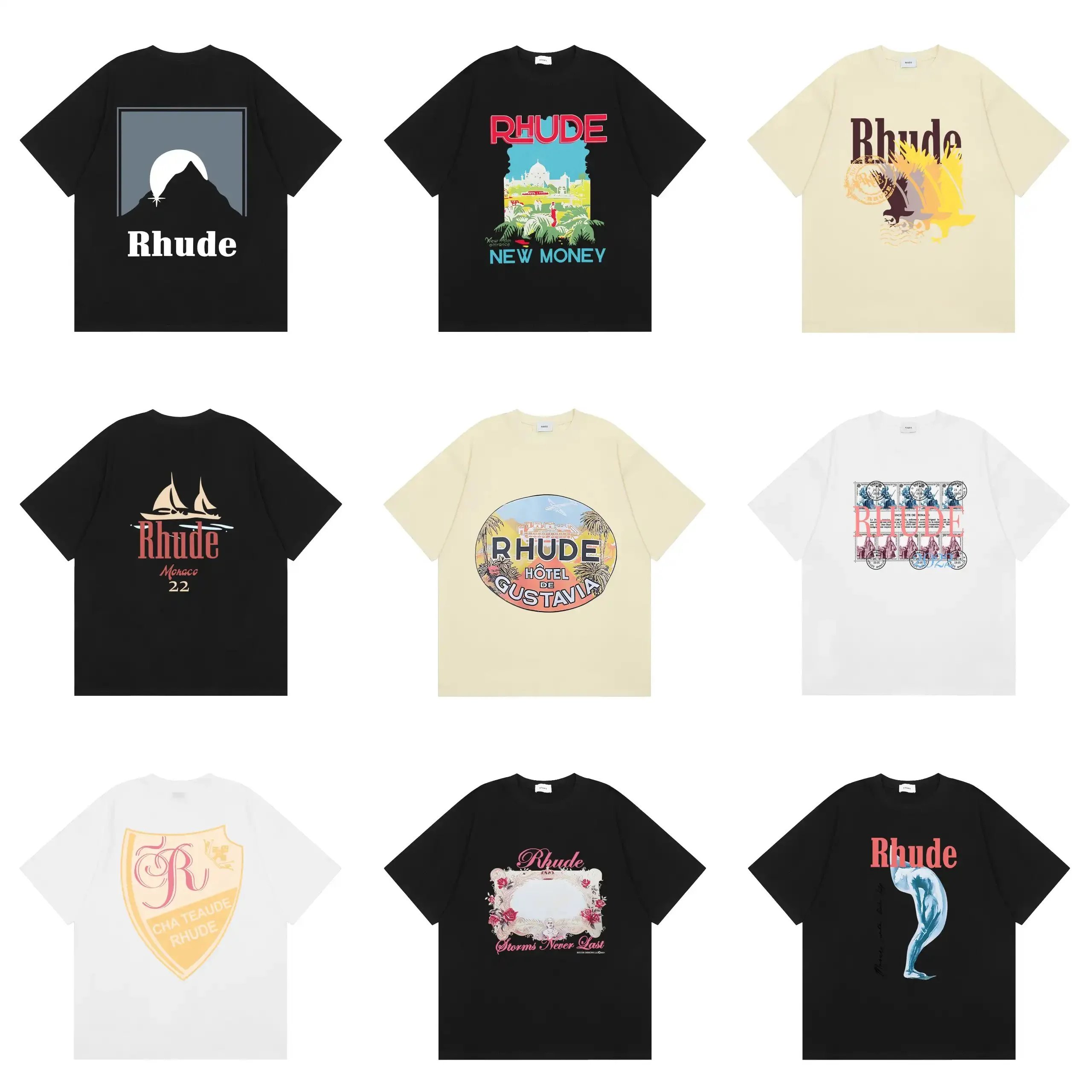 Rhude T-Shirts Collection - Premium Streetwear Graphic Tees