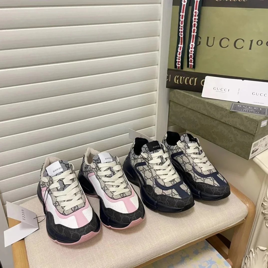 Gucci GG Supreme Sneakers Women's Fashion Chunky Trainers