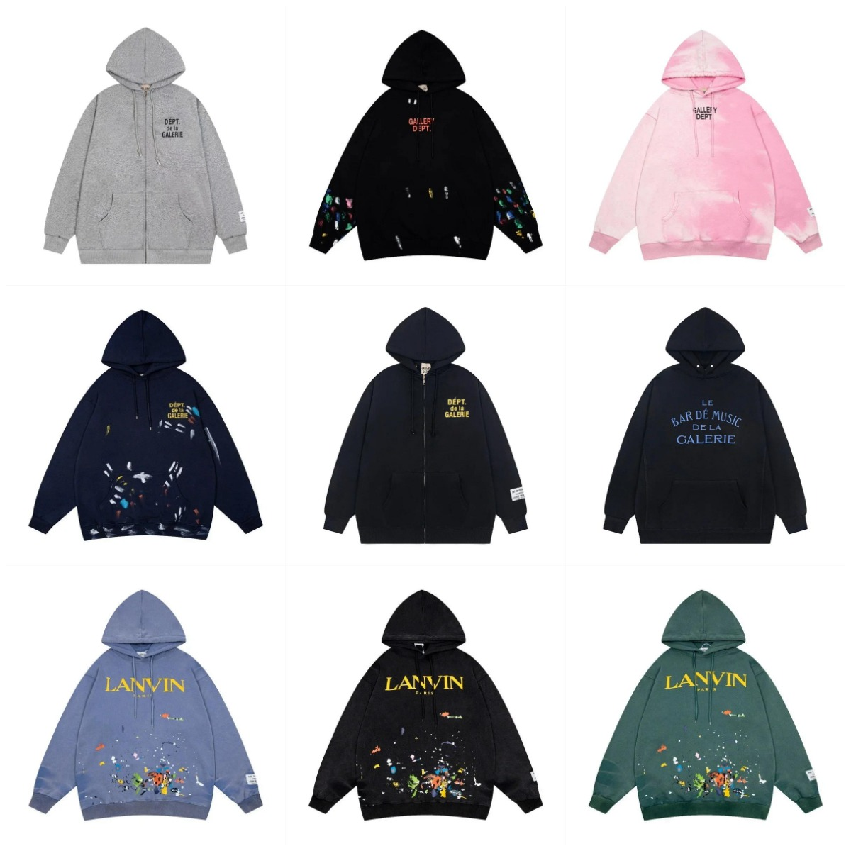 LANVIN Hoodie Collection - Premium Streetwear Sweatshirts