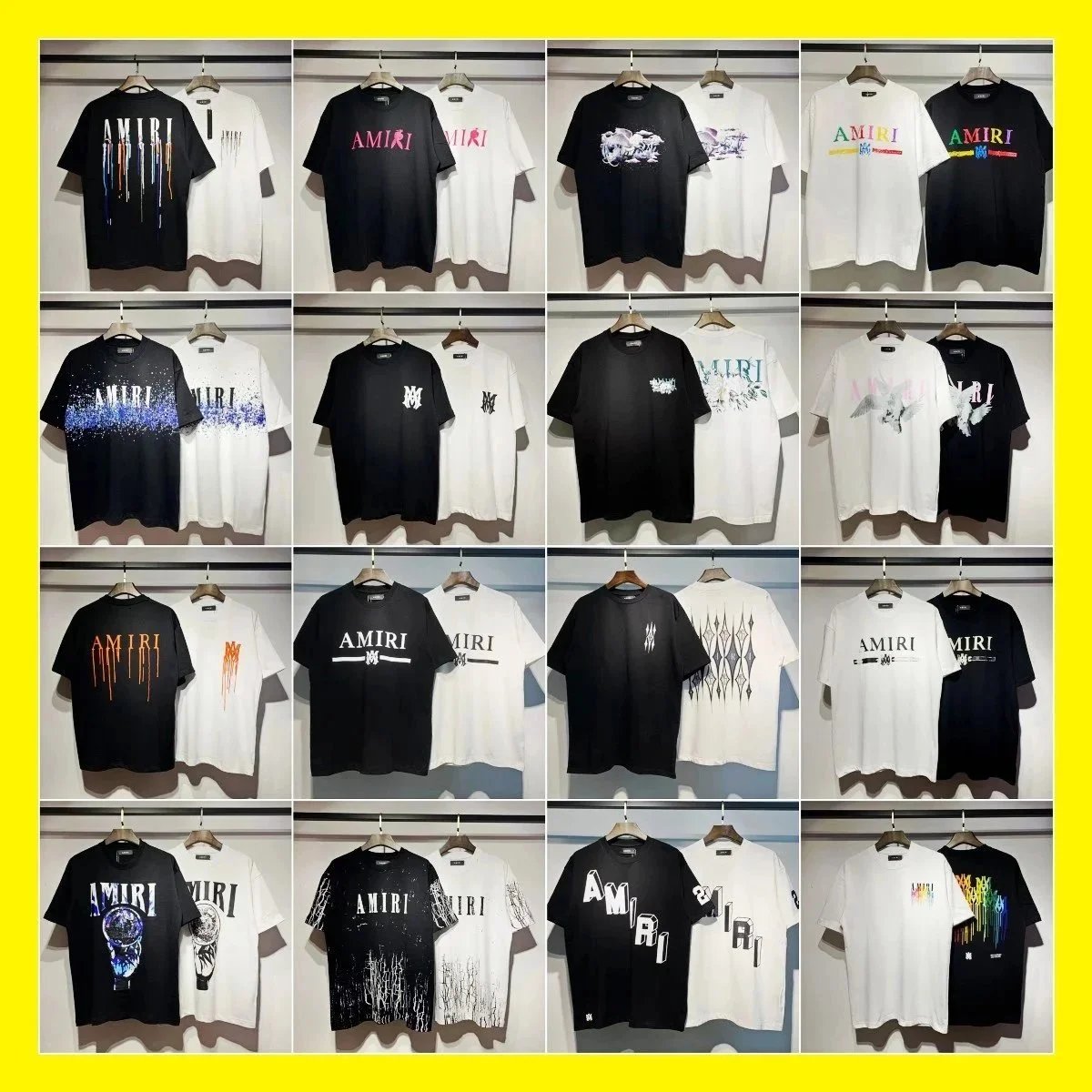 AMIRI T-Shirts Collection - Premium Streetwear Fashion