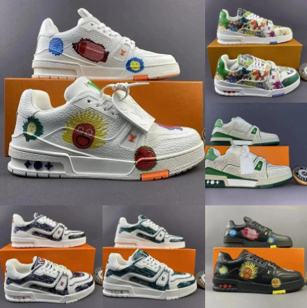 Nike Air Force 1 Low Custom Floral Design Sneakers