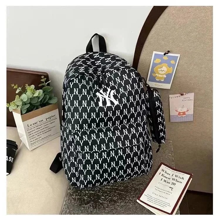 NY Yankees Pattern Backpack for Men and Women