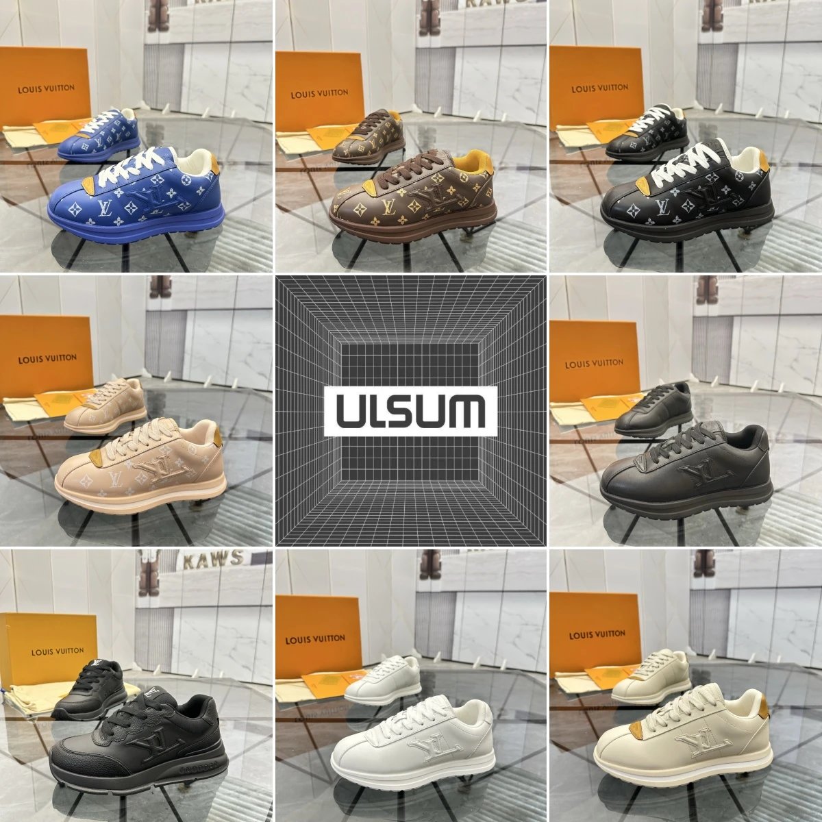 Louis Vuitton LV Trainer Sneakers Men Women Fashion Logo Print Casual Shoes