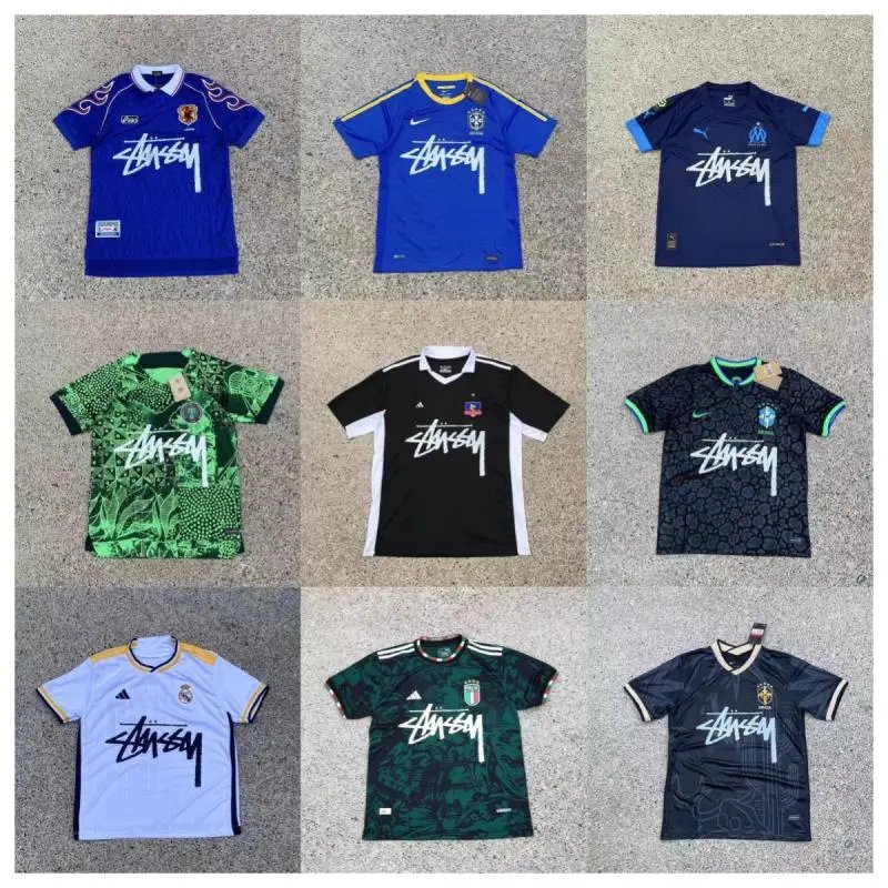 Stussy x Nike x Adidas Football Jersey Collection