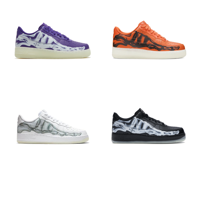 Nike Air Force 1 Low Skeleton Design Sneakers