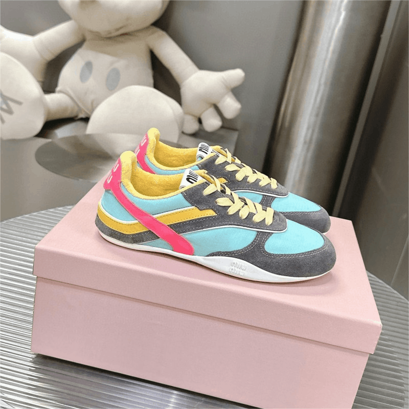 Dior B27 Sneakers Multicolor Leather and Suede