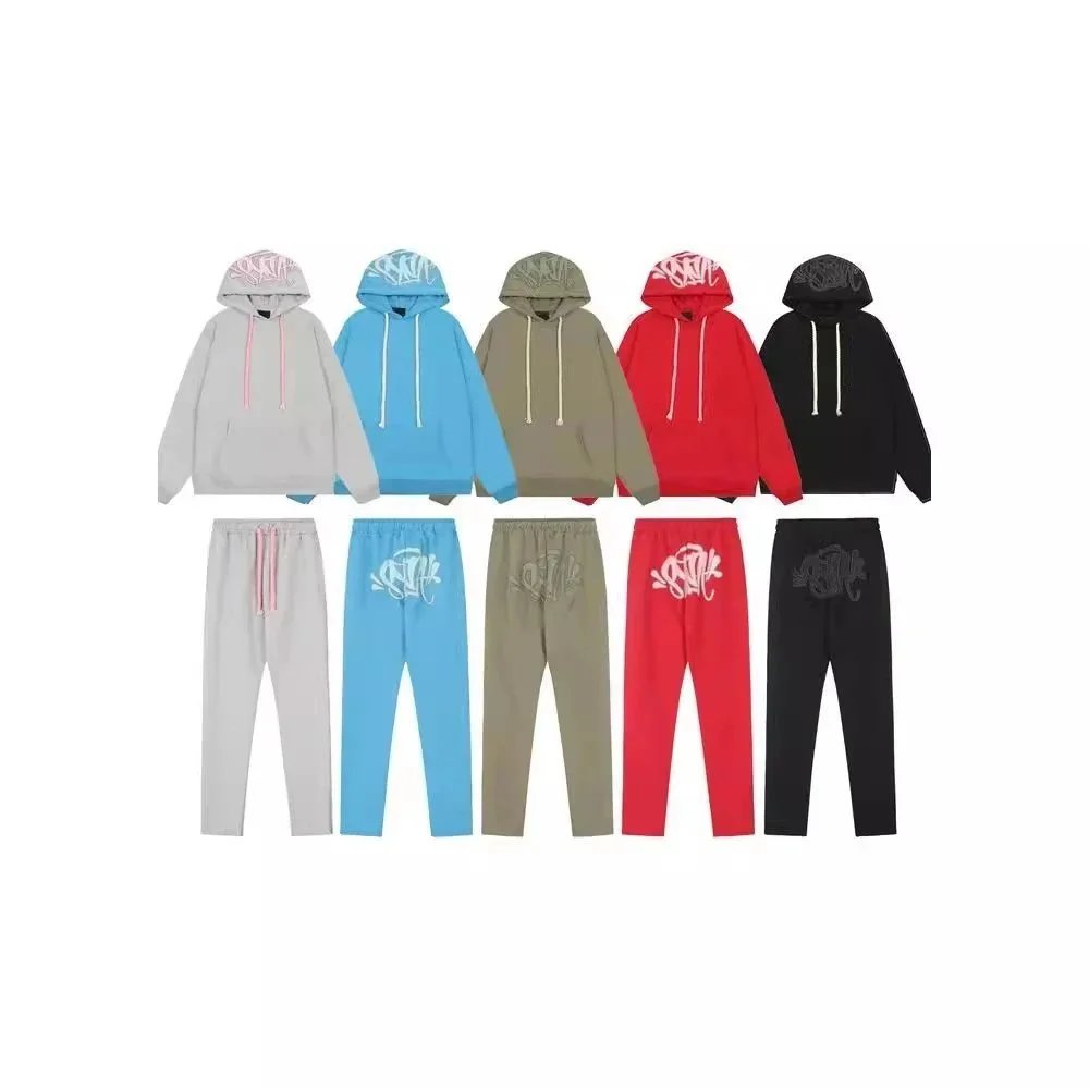 Supreme Logo Hoodie and Pants Set - Streetwear Fashion