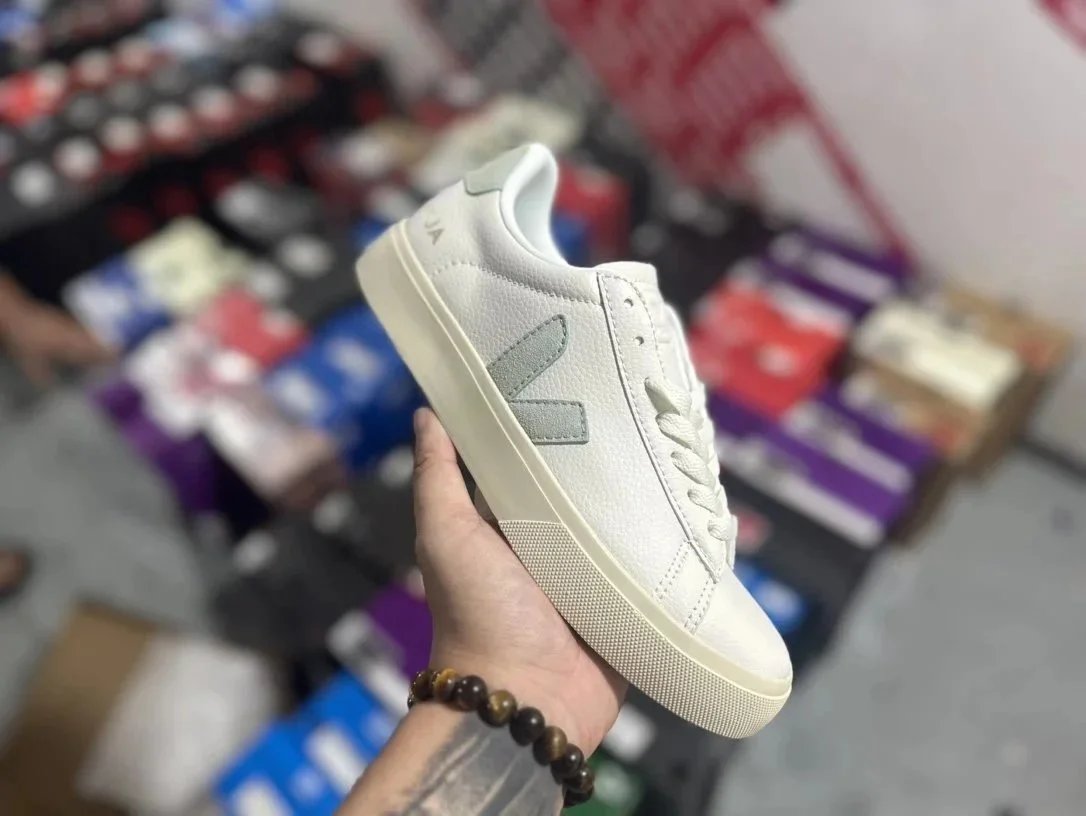 New Balance White Canvas Sneakers for Men and Women