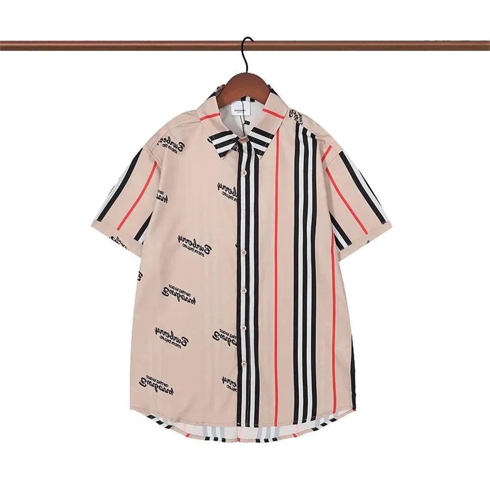 Burberry Kids Striped Short Sleeve Shirt for Boys