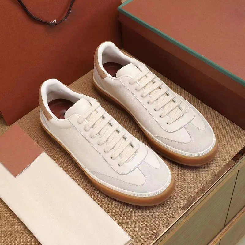 White Leather Sneakers for Men Women Casual Fashion Shoes