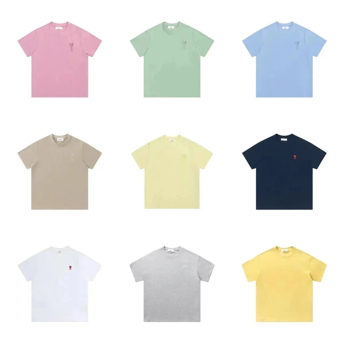 Minimalist Embroidered Logo T-Shirt for Men and Women