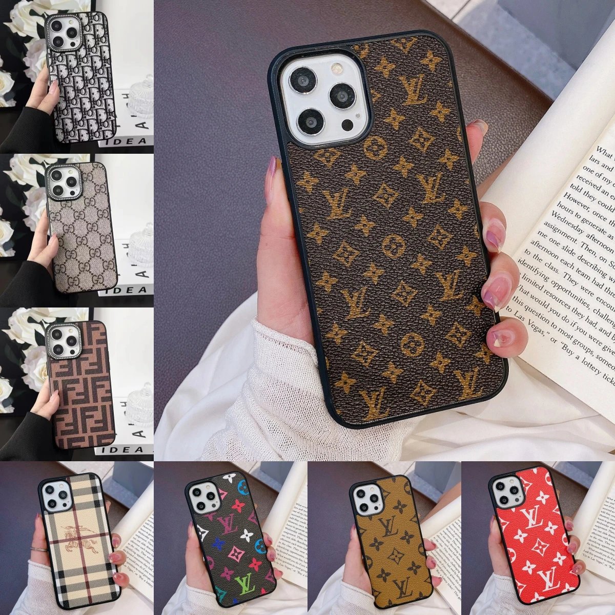 Luxury Pattern iPhone Case with Monogram Design for iPhone 12 Pro Max