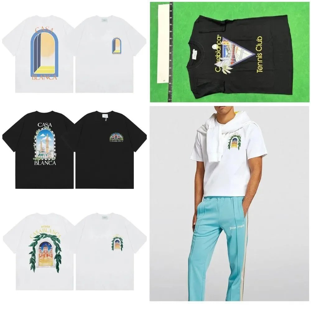 Casa Blanca Tennis Club T-Shirt Men's Casual Graphic Tee