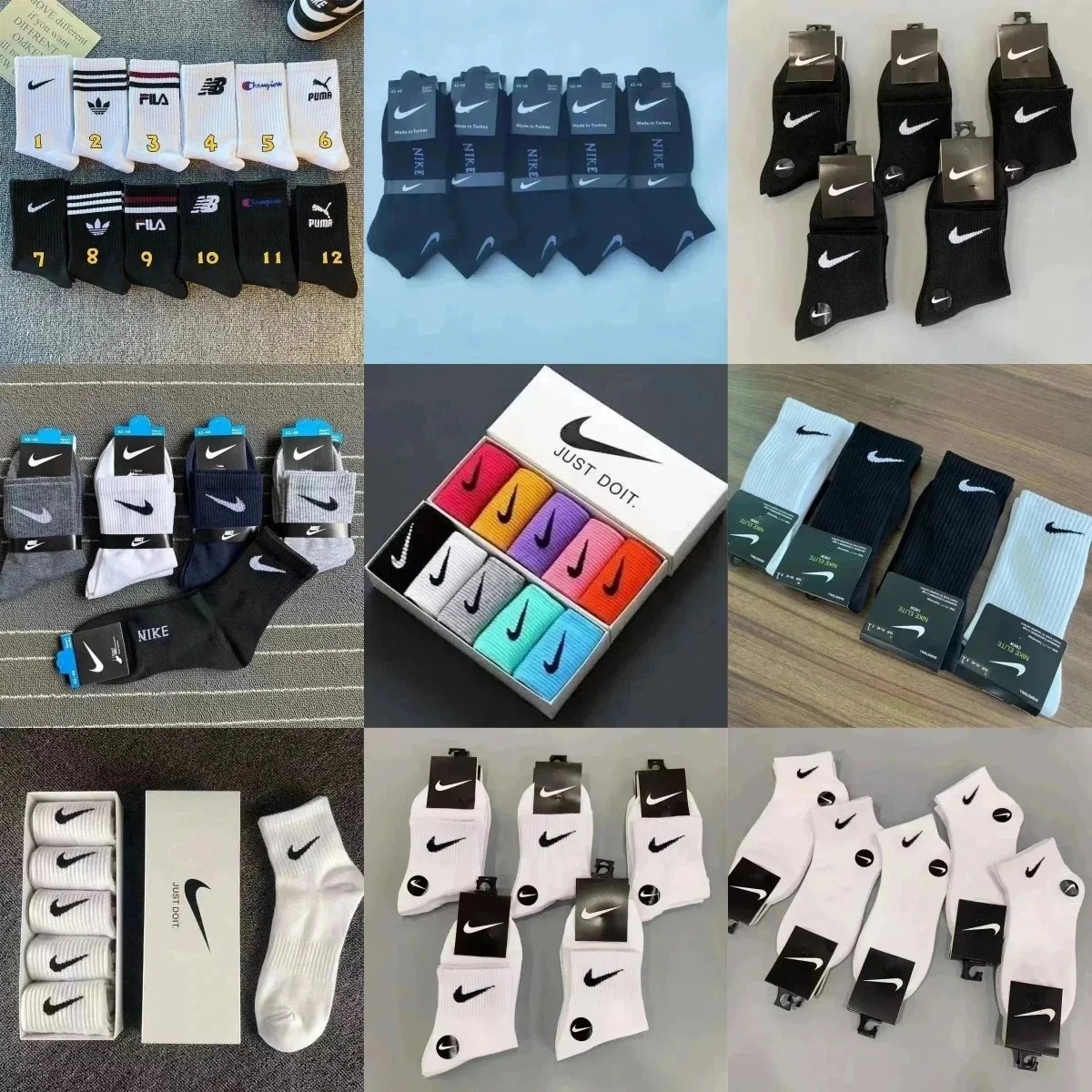 Nike Sport Socks Set - Comfortable & Durable Athletic Socks for Men and Women