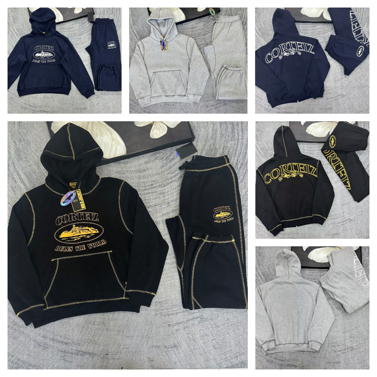 CORTEIZ Hoodie and Pants Set - Premium Streetwear Sweatshirt Outfit