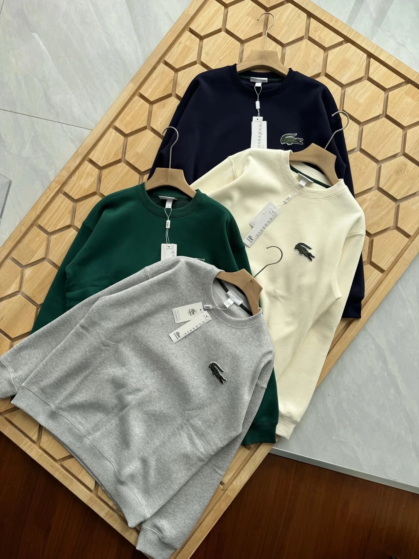 Lacoste Classic Crewneck Sweatshirt for Men and Women
