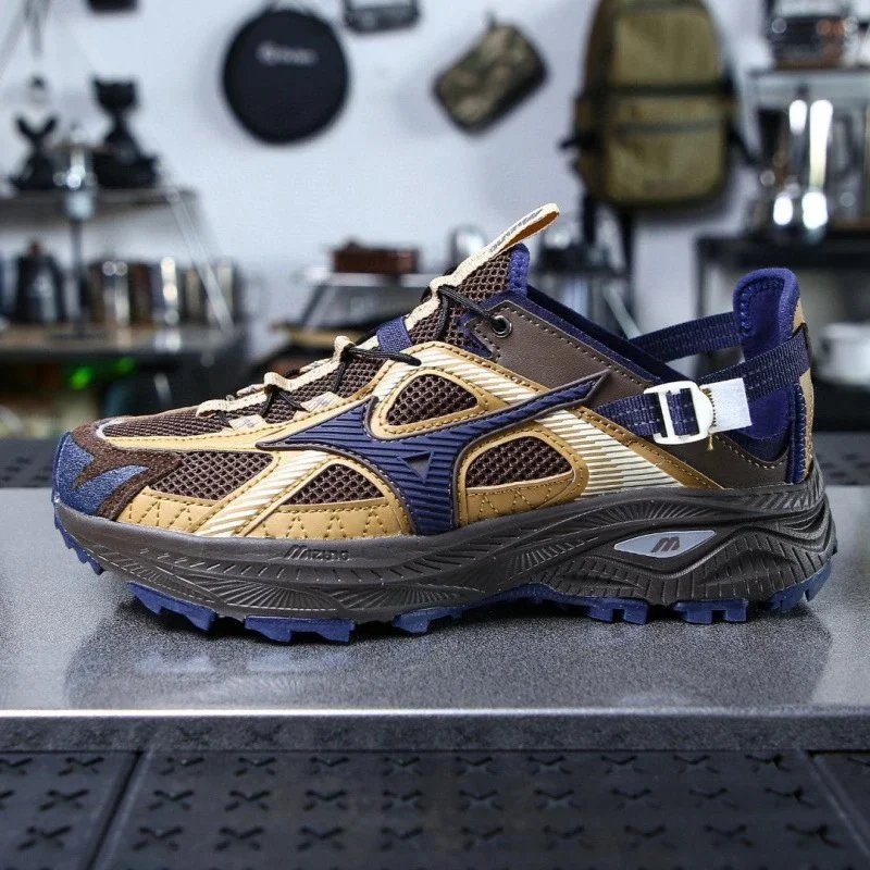 Mizuno Trail Running Shoes for Men Outdoor Hiking Mesh Sneakers
