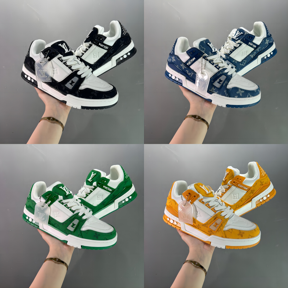 Louis Vuitton LV Trainer Sneakers Men Women Fashion Luxury Shoes