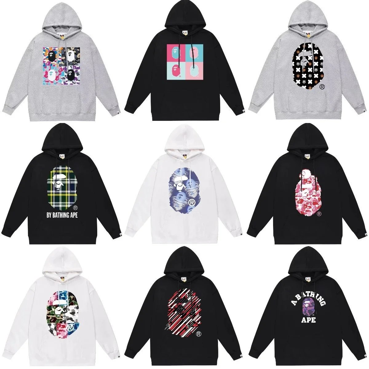 A Bathing Ape Hoodies Collection - Streetwear Fashion