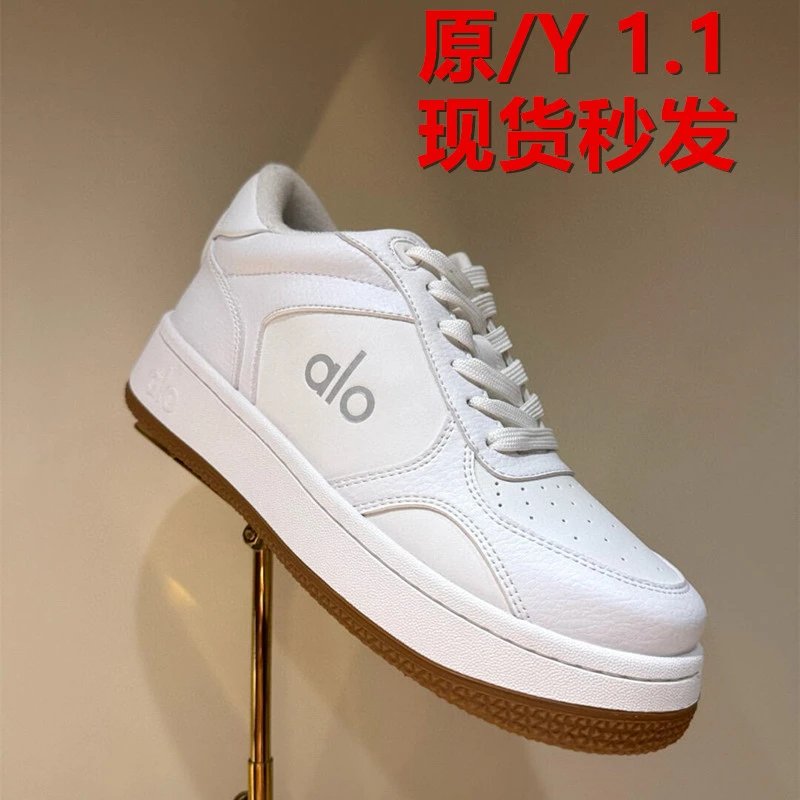 alo Yoga White Sneakers for Women Comfortable Casual Shoes