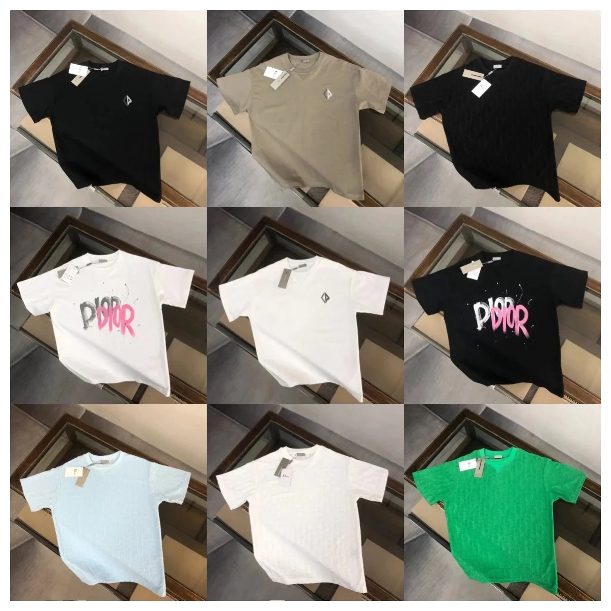 Dior T-Shirts for Men and Women - Fashionable Logo Tees in Multiple Colors