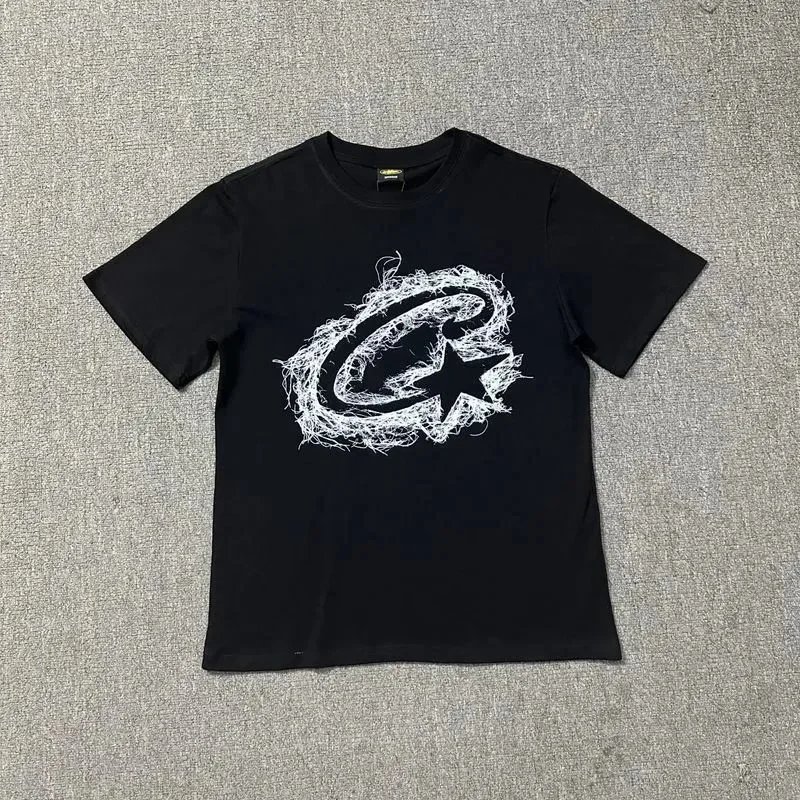 G-Star Raw Black T-Shirt with White Logo Design