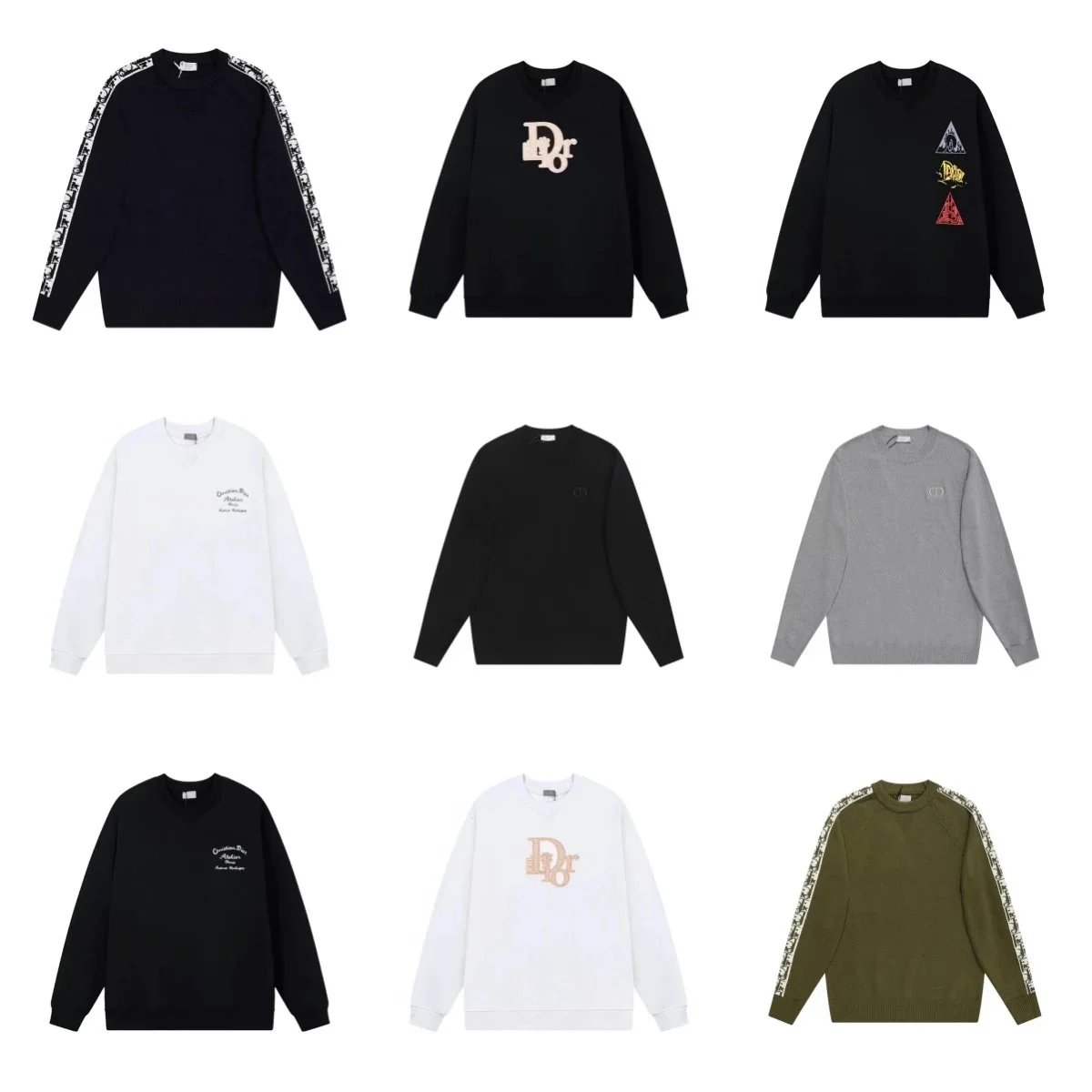 Dior Men's Logo Sweatshirts Collection