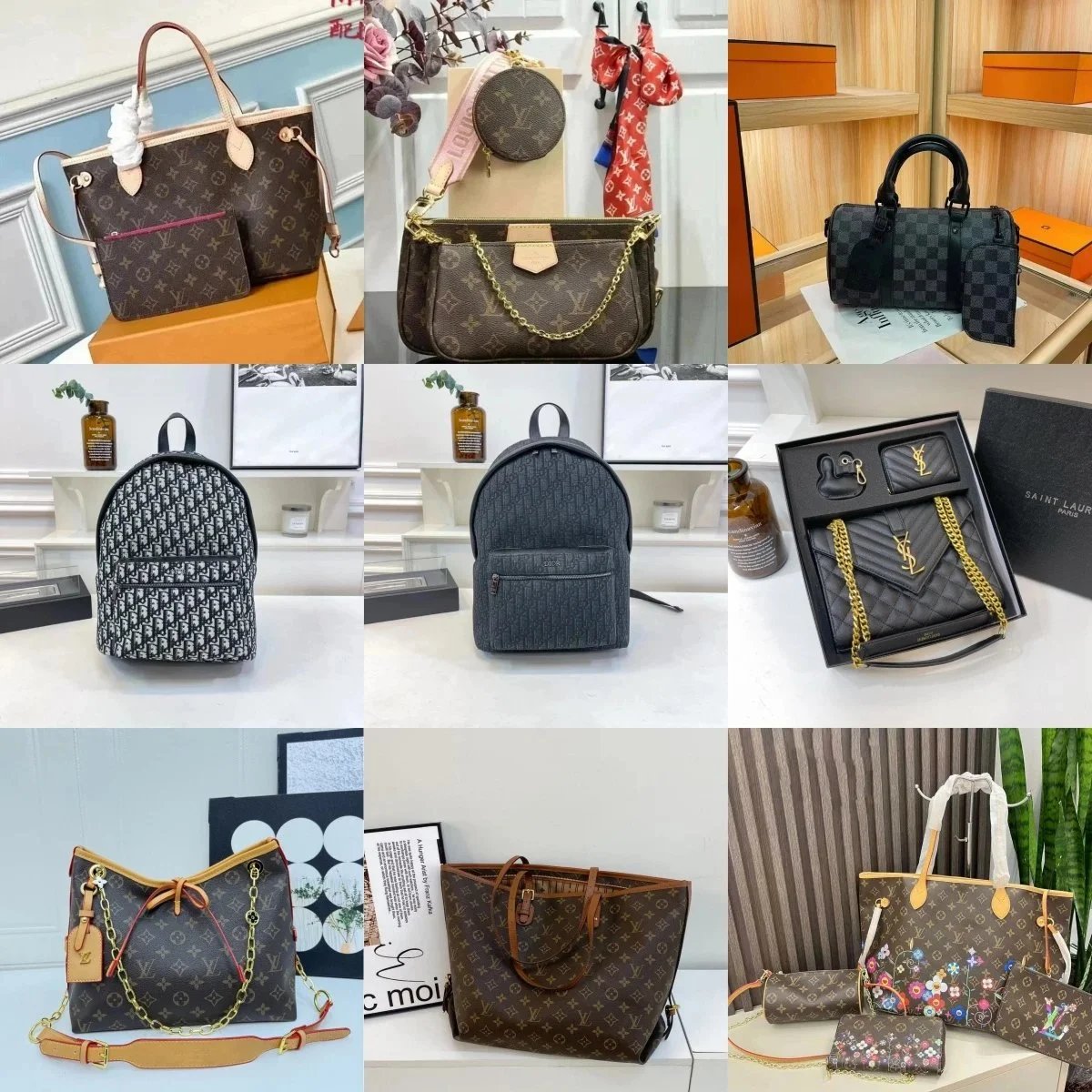 Luxury Louis Vuitton Handbags & Backpacks Collection