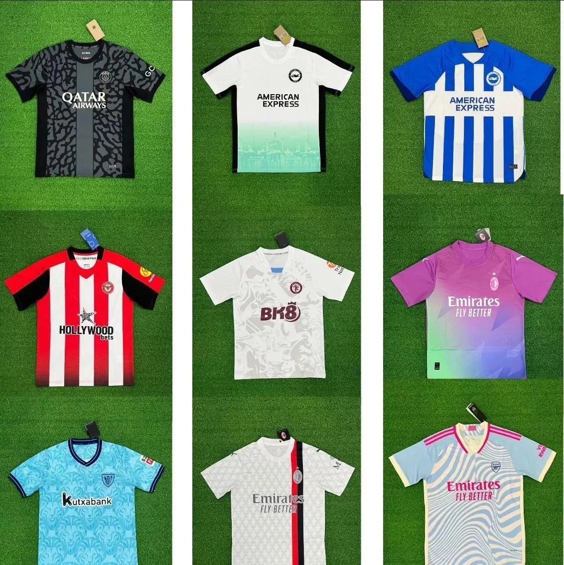 Official Football Club Jerseys 2023-2024 Season