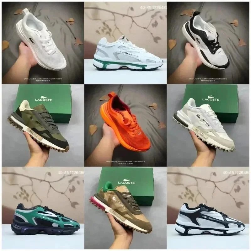 LACOSTE COURT MINIMA Sneakers Men Women Fashion Sport Shoes