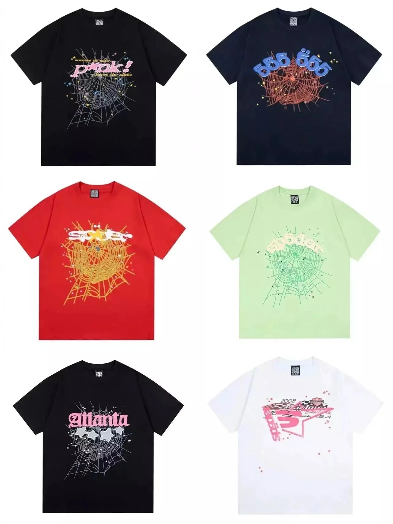 Spider Web Design T-Shirts for Men and Women