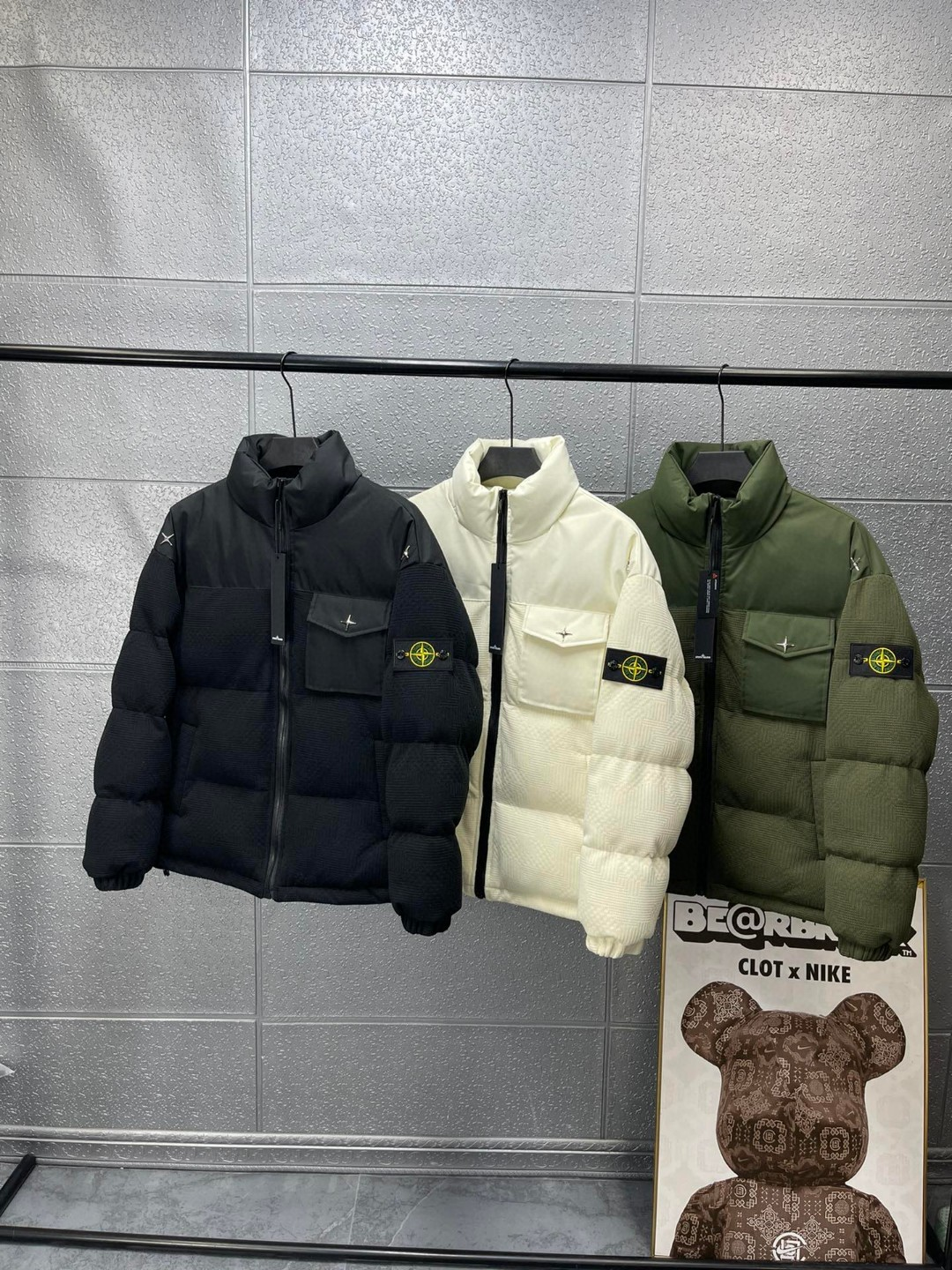 Stone Island Puffer Jacket Men's Winter Down Coat