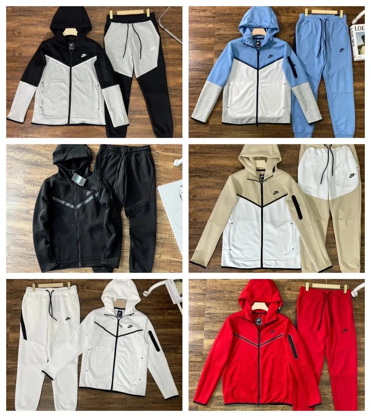 Nike Sportswear Hoodie and Pants Set for Men and Women