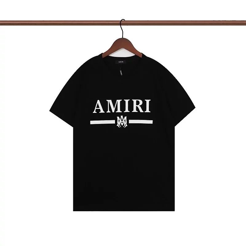AMIRI Black Logo T-Shirt for Men