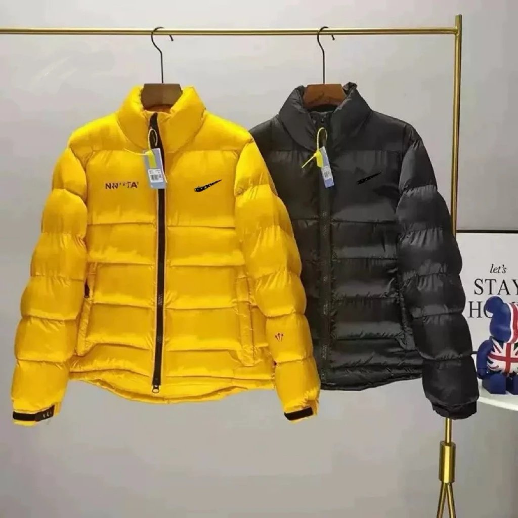 NIKTA Women's Puffer Jacket Winter Warm Coat Yellow Black