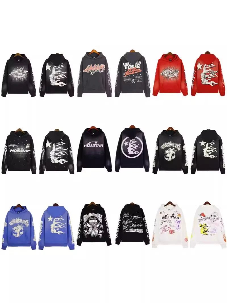Hellstar Hoodies for Men and Women - Flame Design Sweatshirts